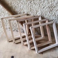 Canvas Stretcher Wooden Frame/s in Various Sizes (Mini Size) 10 x 10cm, 15 x 15cm, 20 x 20cm, 20 x 2