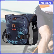 Kloware กระเป๋าหนังคาดเอวดรอปกระเป๋าถือกันน้ำกระเป๋าสะพายแบบพกพาสำหรับการขี่ม้าการเดินทางการเดินป่า