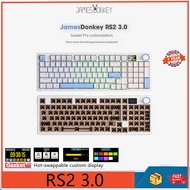 james donkey RS2 3.0 Three-Mode Wireless Mechanical Keyboard Gasket Structure Bluetooth Hot Plug Cus