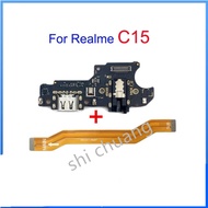 For Realme C15 Charging Board Port Connector Mother Board Main Board Flex