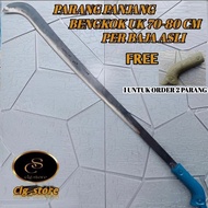 GOLOK PENEBAS BENGKOK / PARANG PANJANG BENGKOK UKURAN 70-80 CM