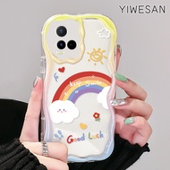 YIWESAN Casing Ponsel untuk VIVO Y21 2021 Y21G Y33s Y21s Y21e Y21a Y21t T1x 4G Case HP anti guncanga