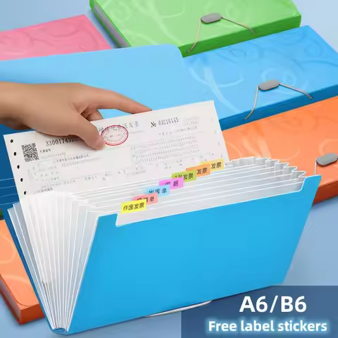 B6 A6 Files Orginizer For Documents Waterproof File Bag File Folder Pocket Expanding Wallet Organ Ba