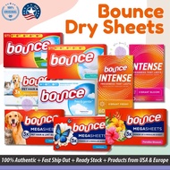 (USA Version) Bounce Dryer Sheets Laundry Fabric Softener way less static cling Reduce Wrinkles