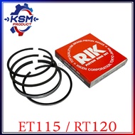 แหวนลูกสูบ RIK รุ้ง ET115/RT120 แท้ KUBOTA (50504) 94 มิล อะไหล่รถไถเดินตามสำหรับเครื่อง KUBOTA (อะไหล่คูโบต้า)