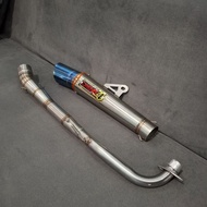 Open pipe 1set Daeng sai4 for Xrm 100/110 wave 100/110 Ex5 Kriss 100 srl 100 Y15zr Lagenda fi