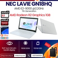 FREE 🎁 NEC LAVIE NS20AM2W, GN18HQ AMD GRAPHICS 15.6 INCH 7TH GENERATION 16GB DDR4 RAM, 512GB SSD