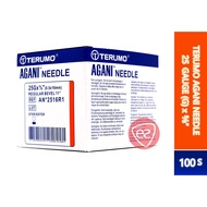 TERUMO AGANI NEEDLE 25G X 5/8" (0.5 X 16MM) 100S (REF AN*2516R1)