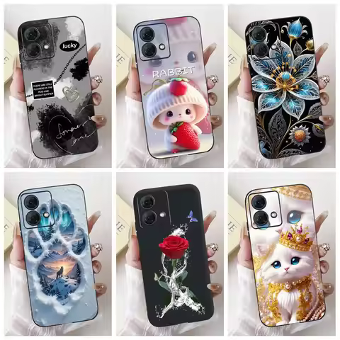 For Motorola Moto G54 5G Case XT2343-1 Luxury Candy Painted Cover Soft TPU Phone Case For Motorola G