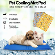 Pet Ice Cooling Pad Mat Gel Cat Dog Mattress Pet Cool Bed Cushion Keep Cool Waterproof Breathable Gel Blue Karpet Sejuk