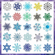 [r3jylk02.vn] 200 Pcs Snowflake Stickers Winter Stickers Party Decorations