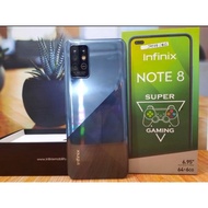 \NEW/ HP BEKAS INFINIX NOTE 8 6/64 &amp; 6/128 SECOND FULLSET