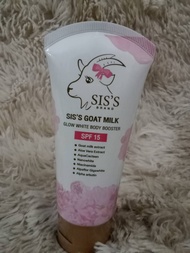 กันแดดแพะ  ซิสส์ โกทมิลค์ โกลว์ ไวท์ บอดี้ บูสเตอร์ SIS'S Goat milk glow white Body Booster