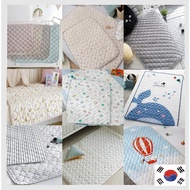 [PRIELLE] Waterproof Pad Baby Infant Kids Cotton Quilted (2 sizes) 9 TYPE Waterproof Mat Diaper Changing Crib Cot Bedsheet Protector Diaper Changing Anti Urine Washable Nappy Mat