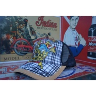 Trucker Hat Men 's Hats Ed Hardy Unisex One Size White Plaid