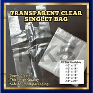 Plastic bag PP clear transparent 250gram singlet plastic bag plastik lutsinar plastik jernih 10x11 1