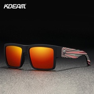 KDEAM Men's Polarized Sunglasses Classic Square Sports Casual Sunglasses KD093