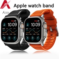 Silicone Strap For A*ple Smart Watch Band 44mm 45 mm 49mm 45mm 41mm 40mm 42mm 38mm Fluororubber Brac