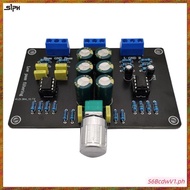 [M G L O] 2 Way Subwoofer Frequency Divider Board Electronic Low-Pass Filter Crossover AC12V NE5532(