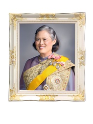 กรอบรูปหลุยส์ สมเด็จพระเทพ ฯขนาดกรอบ21x26นิ้ว+ภาพใน15x20 นิ้ว