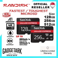 SanDisk Express 128GB I 256GB I 512GB MicroSD UHS-I Memory Card for Nintendo Switch 2