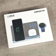 Samsung ITFIT 3合1 無線充電座 電子時鐘 30W Travel Adapter