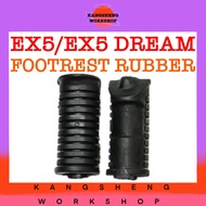 HONDA EX5/EX5 DREAM FOOTREST RUBBER COVER (EX 5/EX5DREAM/EX5D/EX5 D)