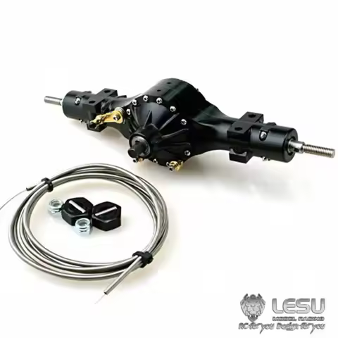 Lesu Spare Part Metal Rear Axle Differential Lock 1/14 RC Tractor Truck Tamiyaya Model Q-9017 TH0205