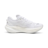 Giày Chạy Bộ PUMA Nữ Deviate NITRO 3 Wns White-Feather Gray-Silver Màu Trắng
