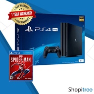 PS4 2TB Pro Console with Marvel Spider Man Game + 15 Months Singapore Sony Warranty