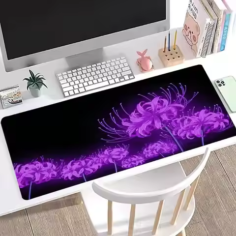 Lycoris radiata Mouse Pad Large Computer Office Game Table Mats XXL Rubber Anti-slip Gaming Keyboard