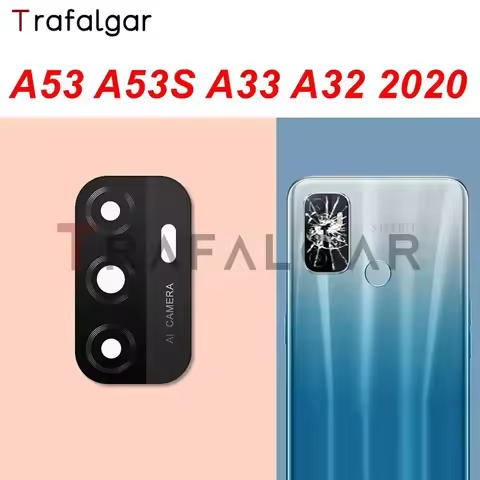 Rear Back Camera Glass Lens For OPPO A53 A53S A33 A32 2020 Replacement+Adhesive Sticker CPH2127 CPH2