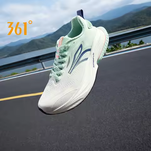 361 Degrees Fierce MAX Men Running Shoes New Soft Lightweight Rebound Shock-absorber Stable Versatil