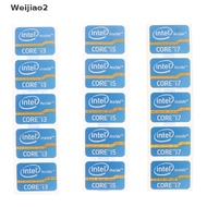 Intel Core i3 i5 i7 logo label sticker for laptop decoration.