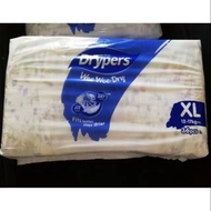 Clearstock Original drypers weewee dry L SIZE and XL SIZE  清货 清货 清货 aL86