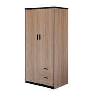 Delicato ตู้เสื้อผ้า 2บาน 90cm.2 ลิ้นชัก ASHIRA WA-E2