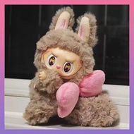 17cm Winnie Labubu Changed Doll Pink Zimomo Keychain POP MART THE MONSTERS - I FOUND YOU/YOGA/FALL I