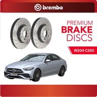 BREMBO Front Discs (2pcs) - Mercedes C-CLASS W204 C350, Mercedes W212