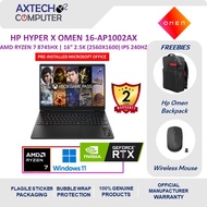 HP HyperX OMEN 16-ap1002AX 16'' 2.5K 240Hz Gaming Laptop ( R7 8745HX, 16GB, 512GB SSD, RTX5060 8GB, 