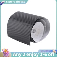 Car Vehicle DIY 3D Carbon Fiber Vinyl Wrap Roll Film Sticker Decal 70x10cm black