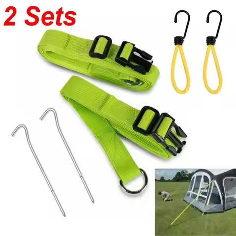 2set Caravan Green Any Combination Dometic Storm Straps Tensioner Awning Tie Down For Kampa Awnings 