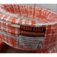 [Ready Stock] Kabel Listrik Praba 2X1,5 50Meter Praba Cable 50 Meter