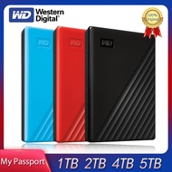 Western Digital WD 1TB 2TB My Passport Portable External Hard Drive USB 3.0 HDD with backup software password protection