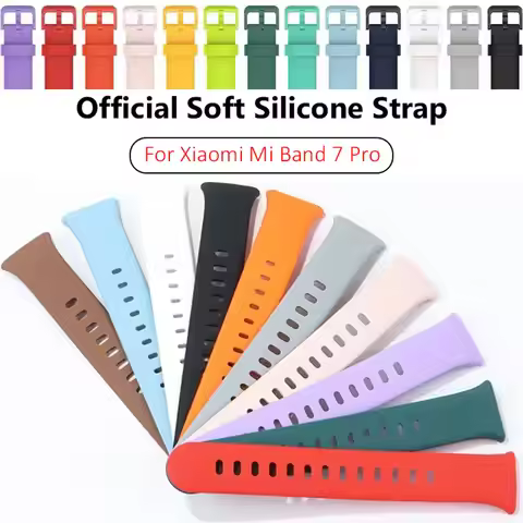 Colorful Soft Silicone Strap For Xiaomi Mi Band 7 Pro Sports Wristband Bracelet For Xiaomi Mi Band7 