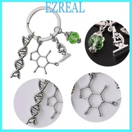 EZR Biology Chemistry Keychain Unique Molecule Keyring Accessory for Science Lovers