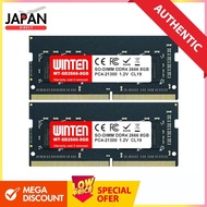 WINTEN Notebook PC Memory DDR4 2666 PC4-21300 16GB (2 x 8GB) 260Pin CL19 1.2V DIMM [5-year compatibi