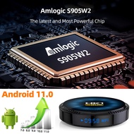 LZD 2024 new HK1RBOX-W2 (Pre-install 10k Channels/Movies)  S905W2 TVBOX4GB+64GB Android 11.0 Smart T