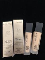 2件包順豐新版二代升級Lancome蘭蔻持妝輕透粉底液30ml SPF40/PA +++TEINT IDOLE ULTRA WEAR，UP TO 24H WEAR FOUNDATION 色號PO—01