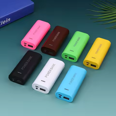 For Smart Phone Charge 5V 1A For 18650 Battery With Indicator Light Portable Power Bank Case DIY 2Ce