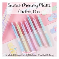 * SG READY STOCK * Sanrio Dreamy Matte Clicker Pen (Little Twin Stars, Melody, Kuromi, Hello Kitty) &lt; SRB1 &gt;